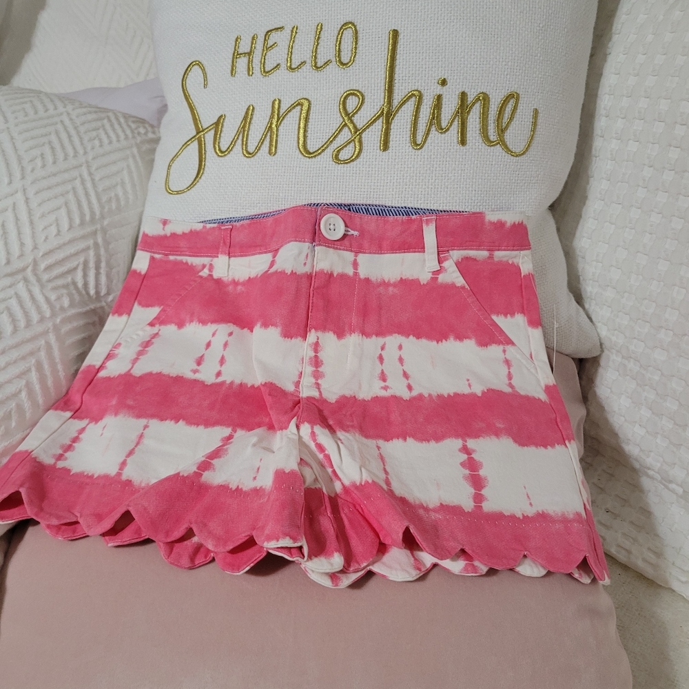 NWT Crown & Ivy Pink Tie-Dye Kids Shorts